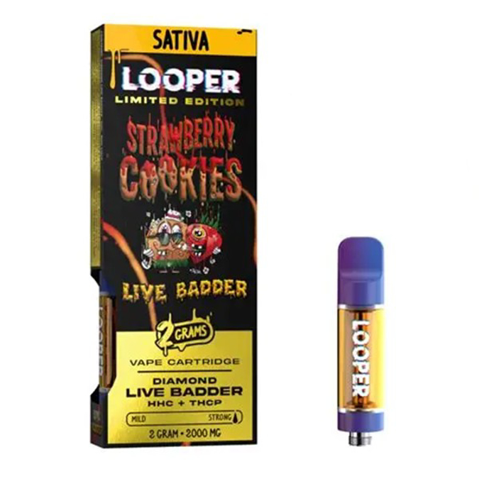 Picture of LOOPER CARTRIDGE LIVE RESIN 2 GRAMS - STRAWBERRY COOKIES