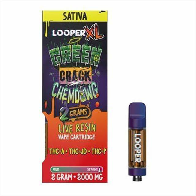 Picture of LOOPER CARTRIDGE LIVE RESIN 2 GRAMS - GREEN CRACK