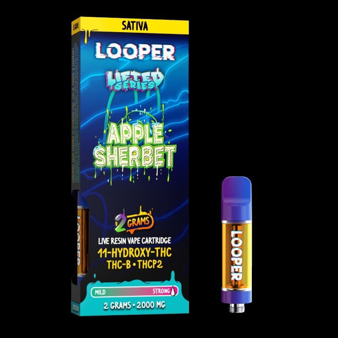 Picture of LOOPER CARTRIDGE LIVE RESIN 2 GRAMS - APPLE SHERBET