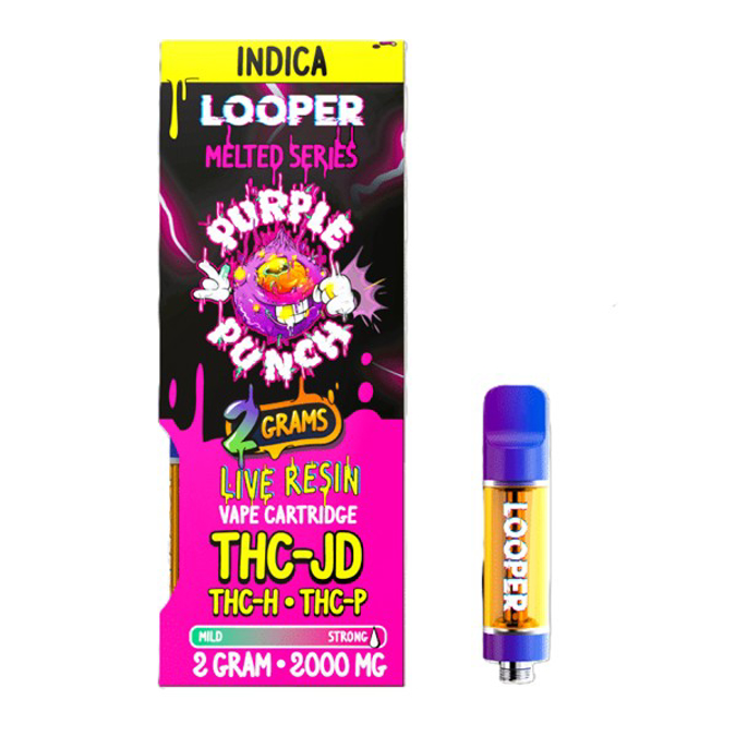 Picture of LOOPER CARTRIDGE LIVE RESIN 2 GRAMS - PURPLE PUNCH