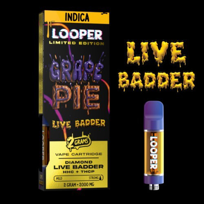 Picture of LOOPER CARTRIDGE LIVE RESIN 2 GRAMS - GRAPE PIE