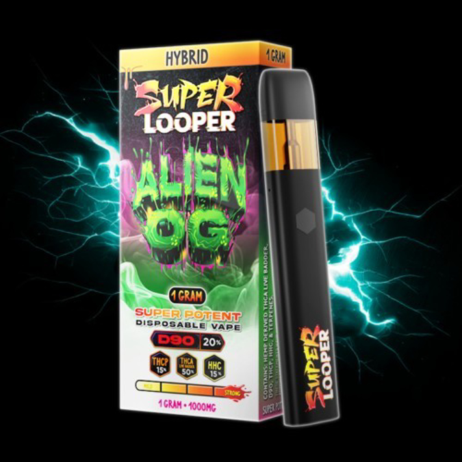 Picture of Looper Reserve Disposable 1gram THCA - ALIEN OG