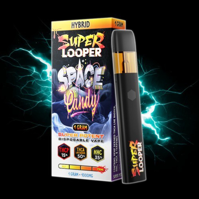 Picture of Looper Super Potent  Disposable 1 Gram- Space Candy