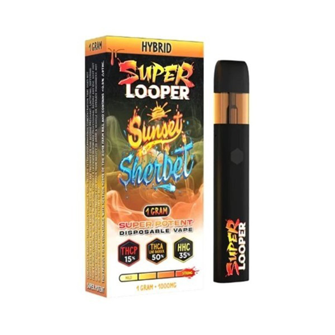 Picture of LOOPER SUPER POTENT DISPOSABLE 1 GRAM - SUNSET SHERBET
