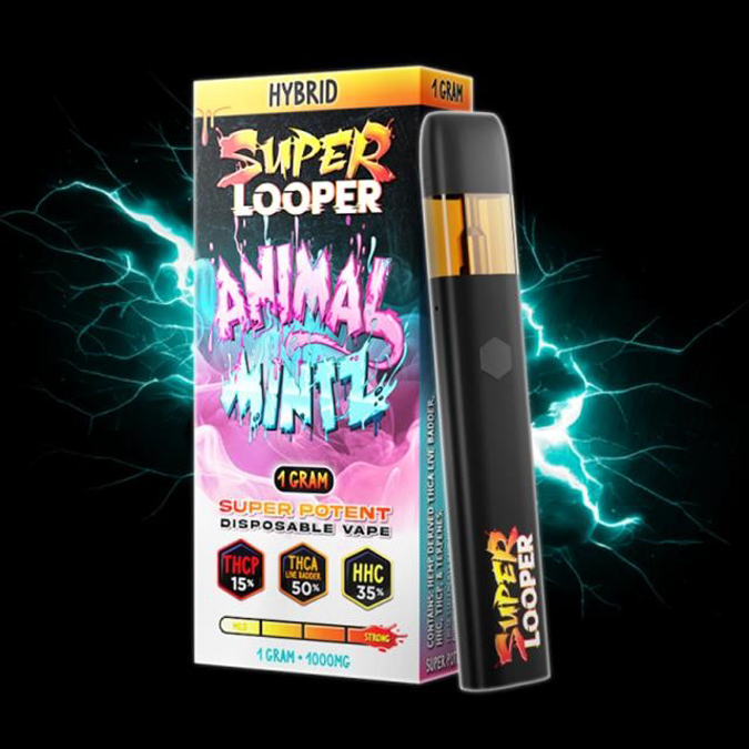 Picture of Looper Super Potent  Disposable 1 Gram-Animal Mintz