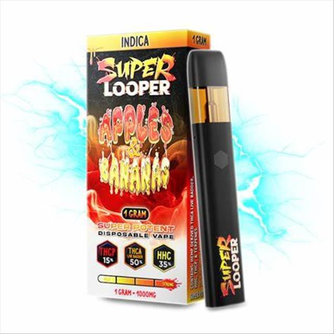 Picture of Looper Super Potent  Disposable 1 Gram-Apples and Bananas