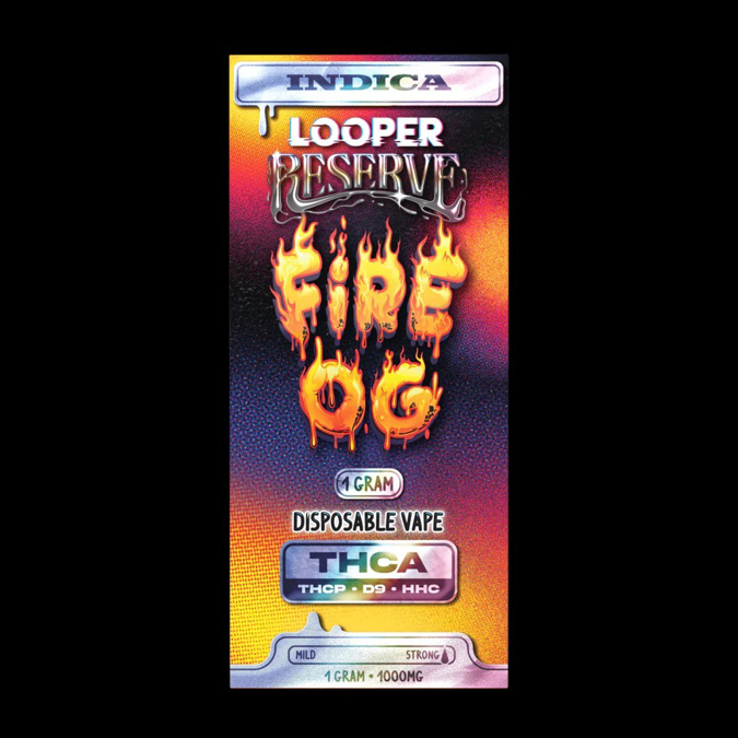 Picture of Looper Reserve Disposable 1gram THCA- FIRE OG