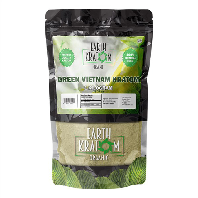 Picture of EARTH KRATOM POWDER 1KG - GREEN VIETNAM