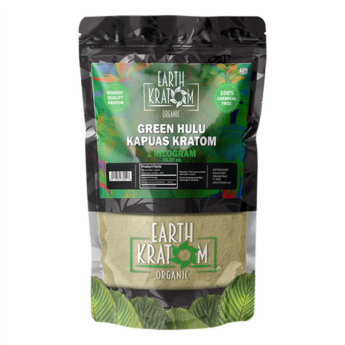 Picture of EARTH KRATOM POWDER 1KG - GREEN HULU KAPUAS