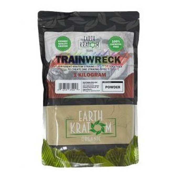Picture of EARTH KRATOM POWDER 1KG - TRAINWRECK