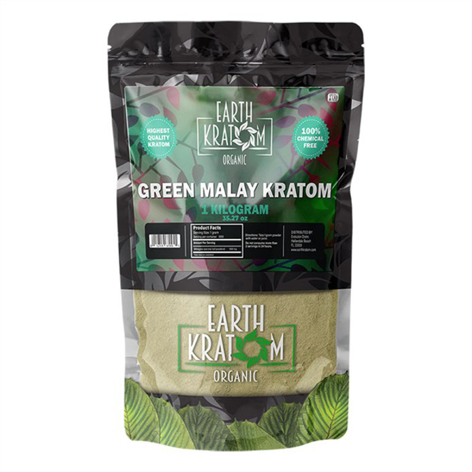 Picture of EARTH KRATOM POWDER 1KG - GREEN MALAY