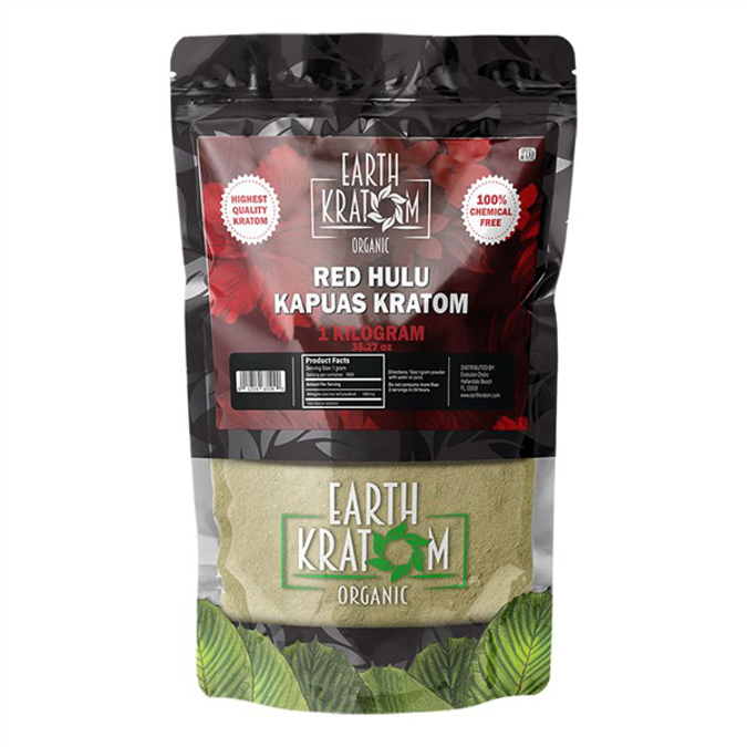 Picture of EARTH KRATOM POWDER 1KG - RED HULU KAPUAS