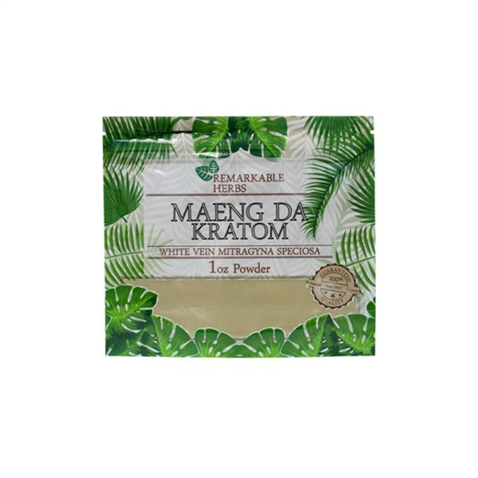 Picture of Remarkable Herbs Kratom powder 1oz - White vein maeng da