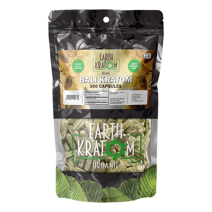 Picture of EARTH KRATOM CAPS 300CT - BALI