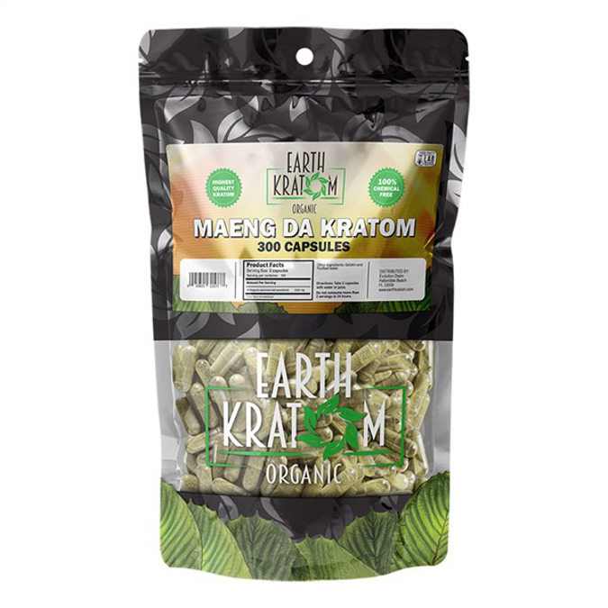 Picture of EARTH KRATOM CAPS 300CT - MAENG DA