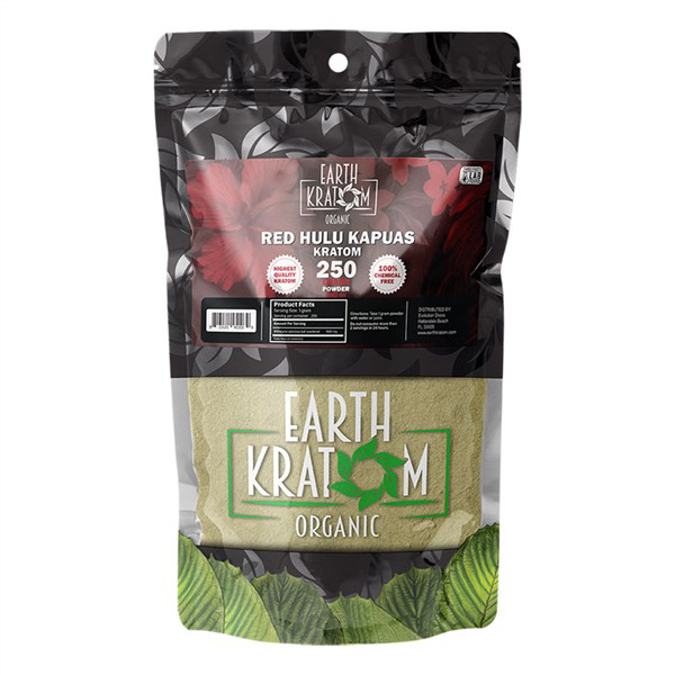 Picture of EARTH KRATOM POWDER 250GM - RED HULU KAPUAS