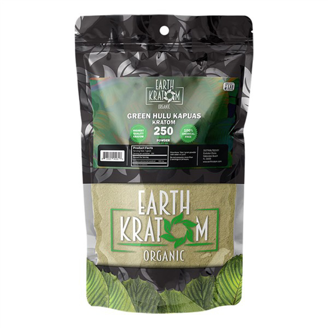Picture of EARTH KRATOM POWDER 250GM - GREEN HULU KAPUAS