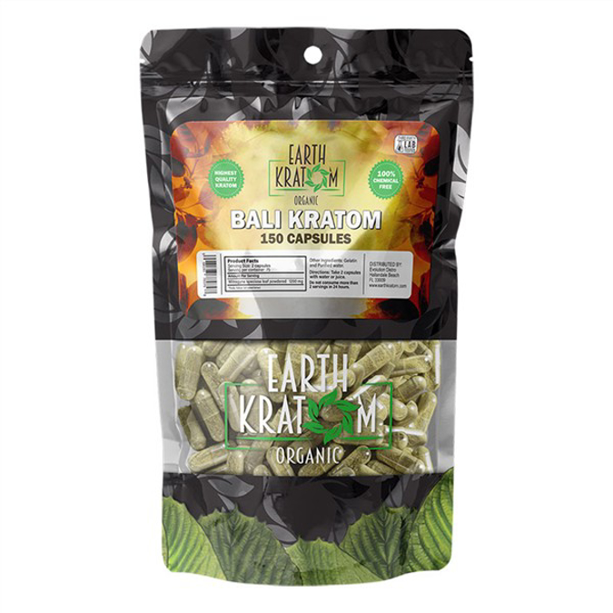 Picture of EARTH KRATOM CAPS 150CT - BALI