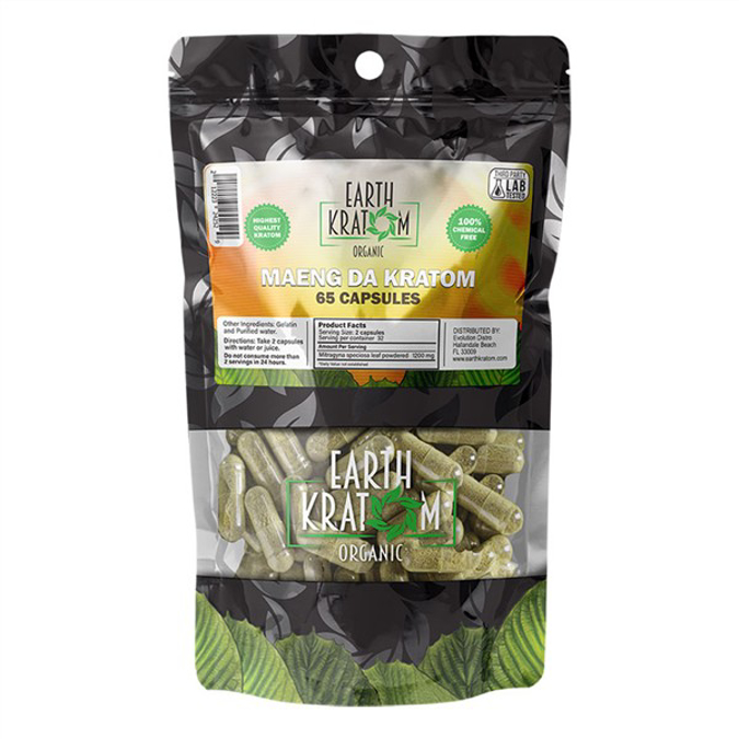 Picture of EARTH KRATOM CAPS 65CT - MAENG DA
