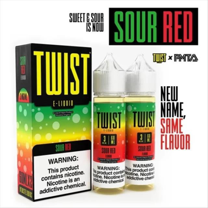 Picture of Twist E-Liquid 3mg - Sour Red