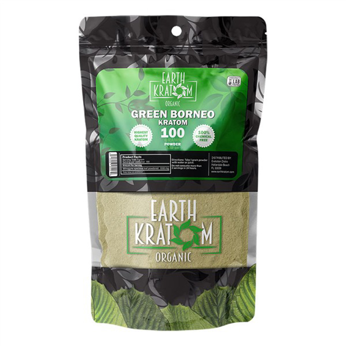 Picture of EARTH KRATOM POWDER 100GM - GREEN BORNEO