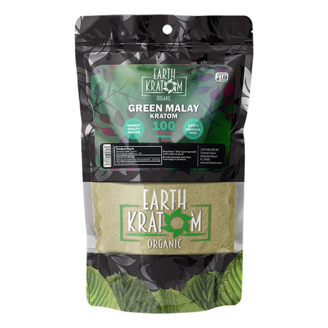 Picture of EARTH KRATOM POWDER 100GM - GREEN MALAY