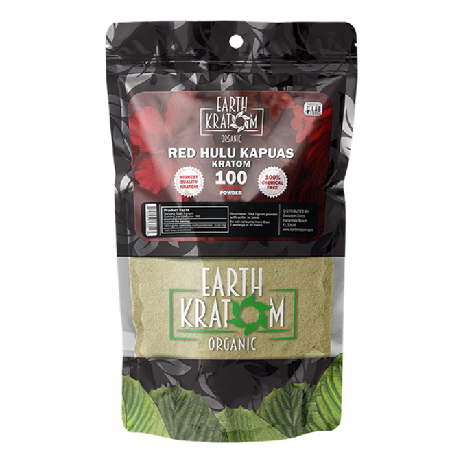 Picture of EARTH KRATOM POWDER 100GM - RED HULU KAPUAS