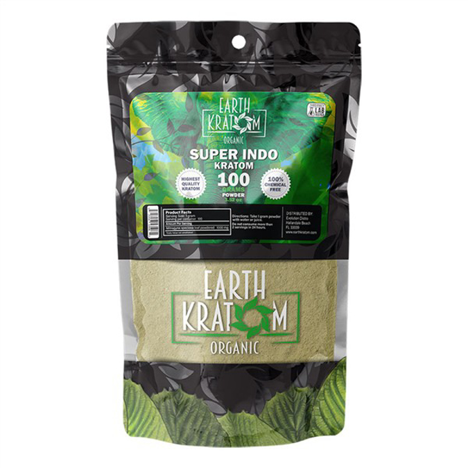 Picture of EARTH KRATOM POWDER 100GM - SUPER INDO