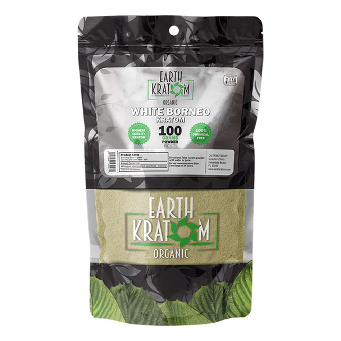 Picture of EARTH KRATOM POWDER 100GM - WHITE BORNEO
