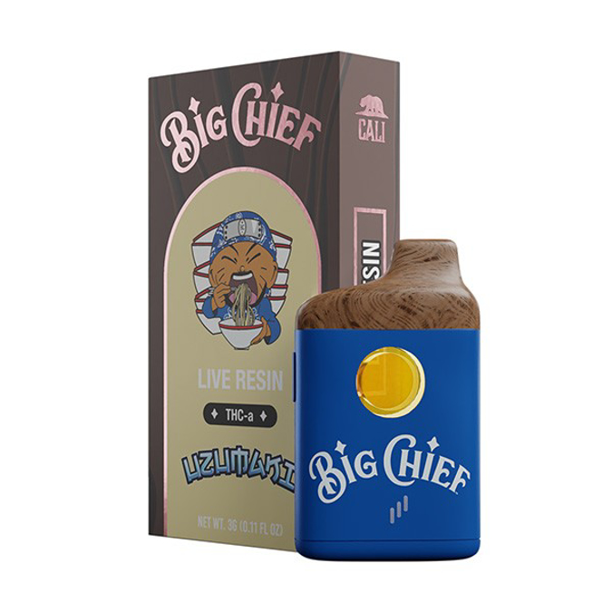 Picture of Big Chief Disposable Live Resin 3gm 6ct/bx - Uzumaki