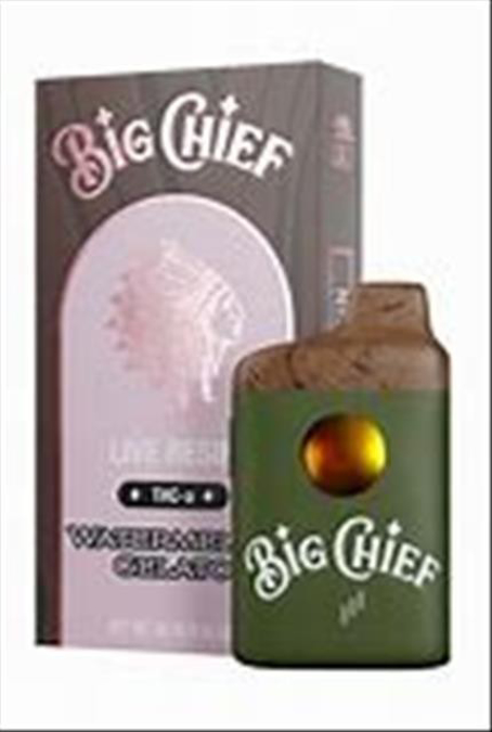 Picture of Big Chief Disposable Live Resin 3gm 6ct/bx - Watermelon Gelato