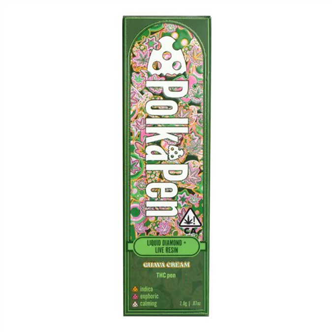 Picture of POLKAPEN DISPOSABLE THC-P 2GM - GUAVA CREAM