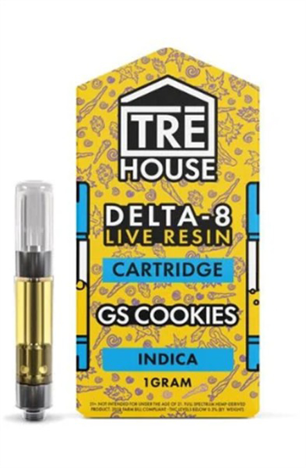 Picture of Tre House D8 Live Resin Cartridge 1g 5ct/bx - Gs Cookies