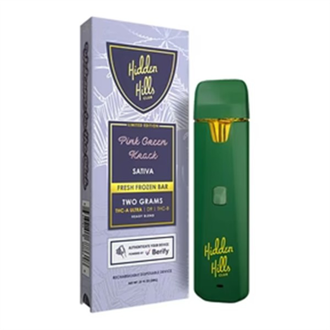 Picture of Hidden Hill Disposabe Heady Blend 2 Grams 5pk/bx - Poundtown Og