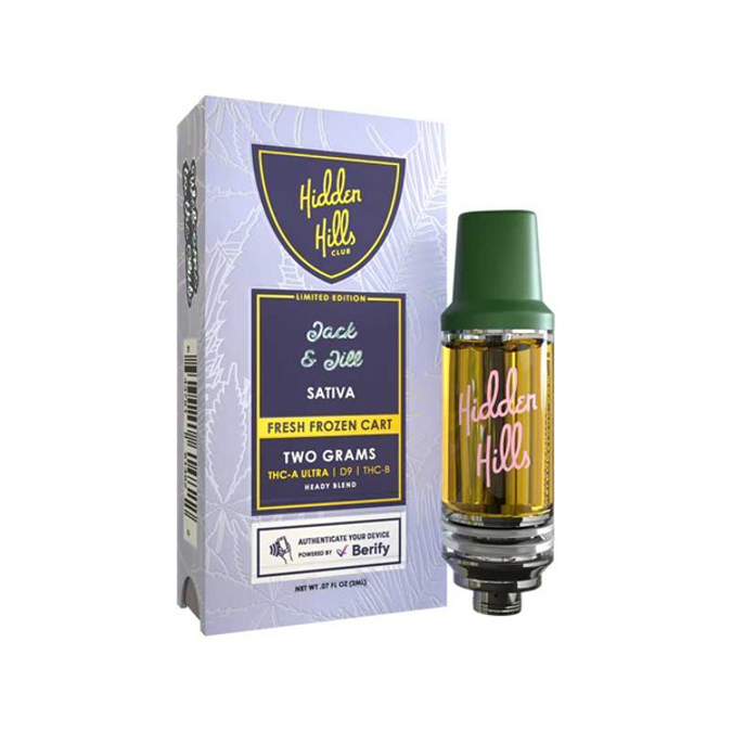 Picture of Hidden Hills Cartridge Heady Blend 2 Grams 5pk/bx - Jack & Jill
