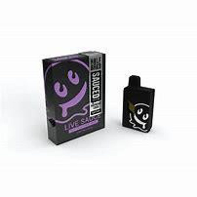 Picture of Half Bakd Live Sauce Disposable 4g 5ct/bx - Raspberry Cough