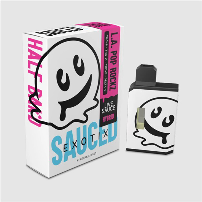 Picture of Half Baked Disposable 4g Live Sauce Exotix-LA Pop Rockz