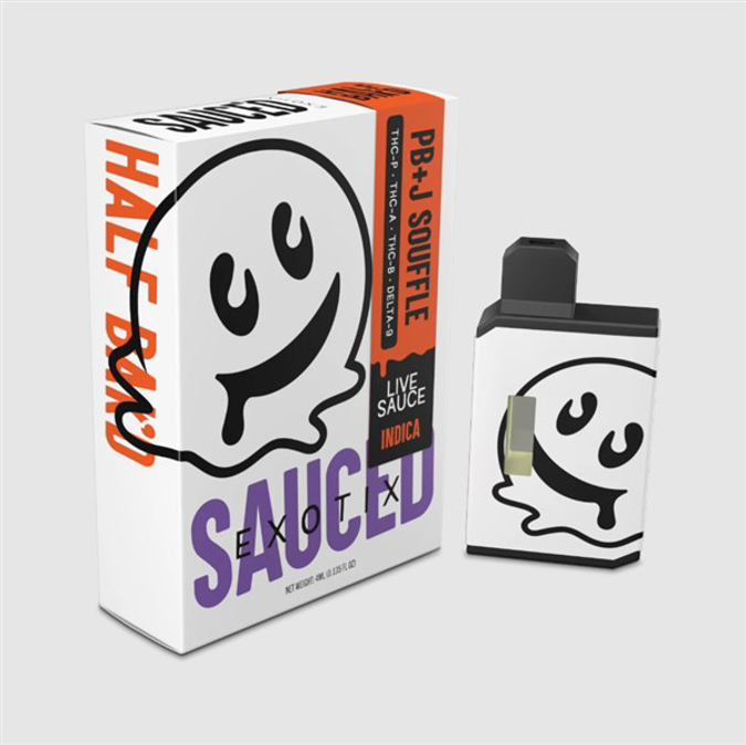 Picture of Half Baked Disposable 4g Live Sauce Exotix-PBJ Souffle