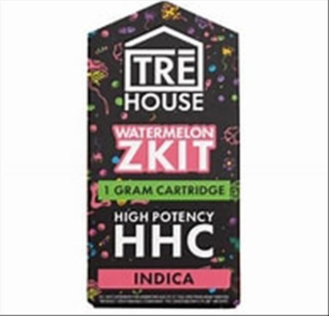 Picture of Tre House Hhc Live Resin Cartridge 1g 5ct/bx - Watermelon Zkit