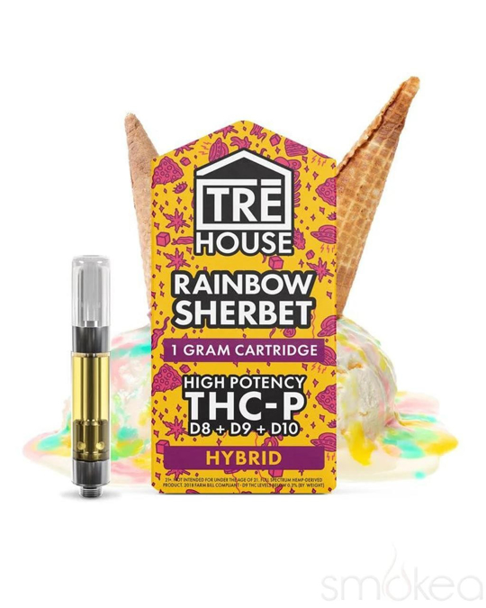 Picture of Tre House Thcp Live Resin Cartridge 1g 5ct/bx - Rainbow Sherbet