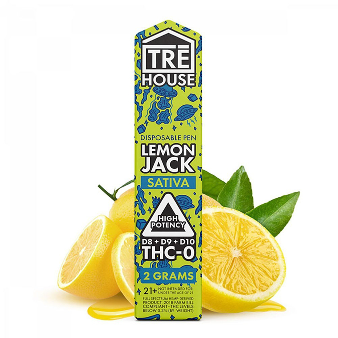 Picture of Tre House Hhc Live Resin Disposable 2g 10ct/bx - Lemon Jack