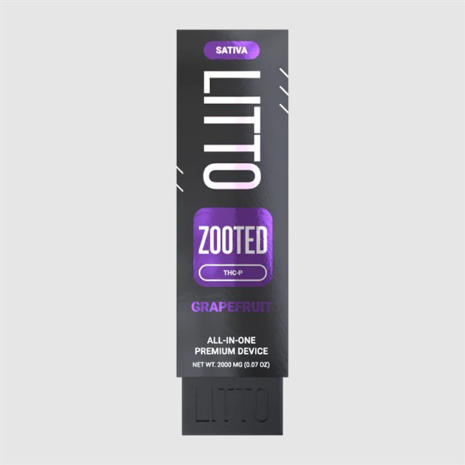 Picture of LITTO DISPOSABLE ZOOTED THCA 2 GRAMS - GRAPEFRUIT
