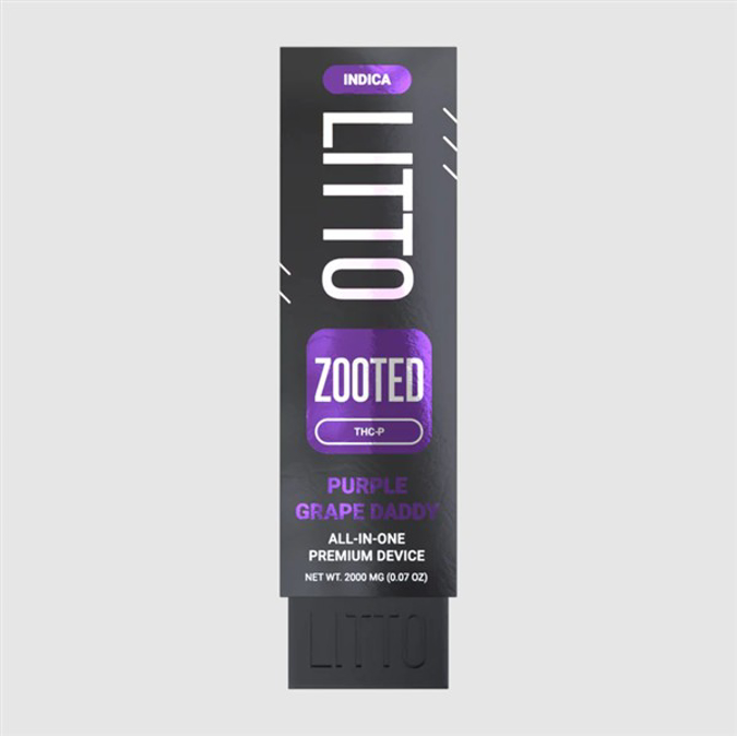 Picture of Litto Disposable Zooted THCA 2 Grams-Purple Grape Daddy