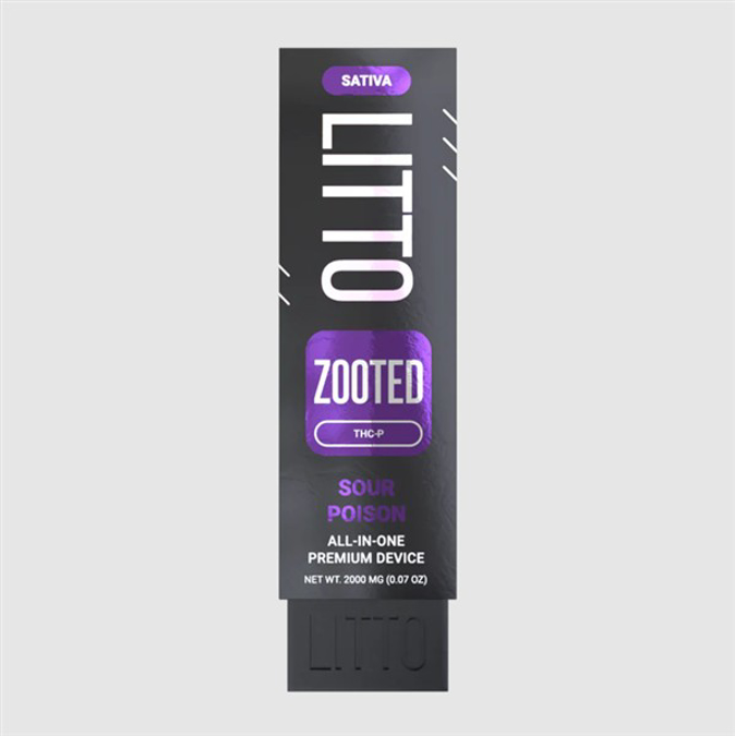 Picture of Litto Disposable Zooted THCA 2 Grams-Sour Poison 