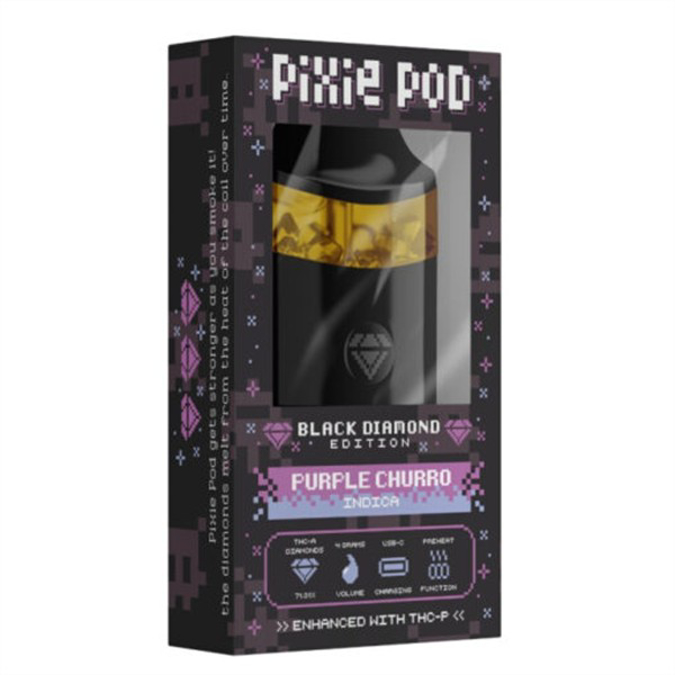 Picture of Pixie Dust Disposable Black Diamond- Purple churro