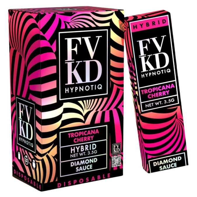 Picture of FVKD DISPOSABLE HYPTONIA THC-A 3.5G 6CT/BX -TROPICANA CHERRY