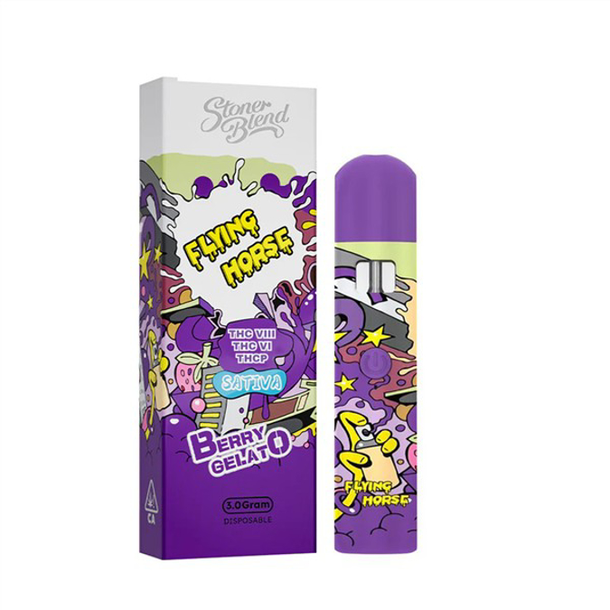 Picture of FLYING HORSE STONER DISPOSABLE 3GM - BERRY GELATO