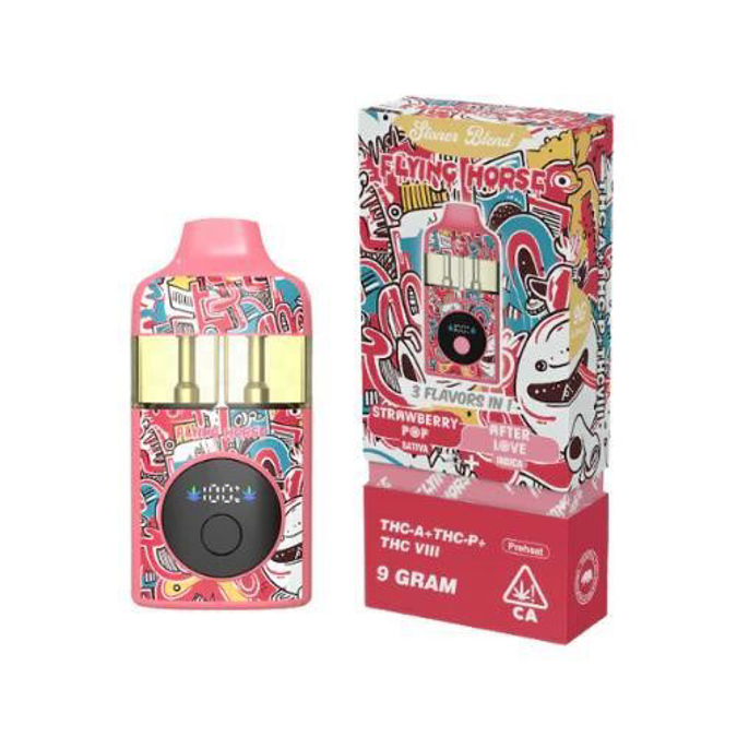 Picture of FLYING HORSE 3IN1 DISPOSABLE 9GM - Strawberry Pop