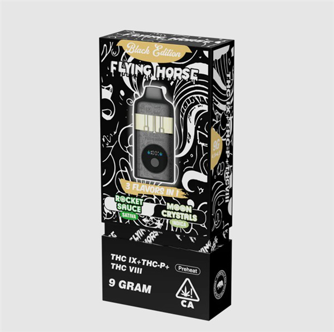 Picture of FLYING HORSE BLACK DISPOSABLE 9GM - ROCKET SAUCE