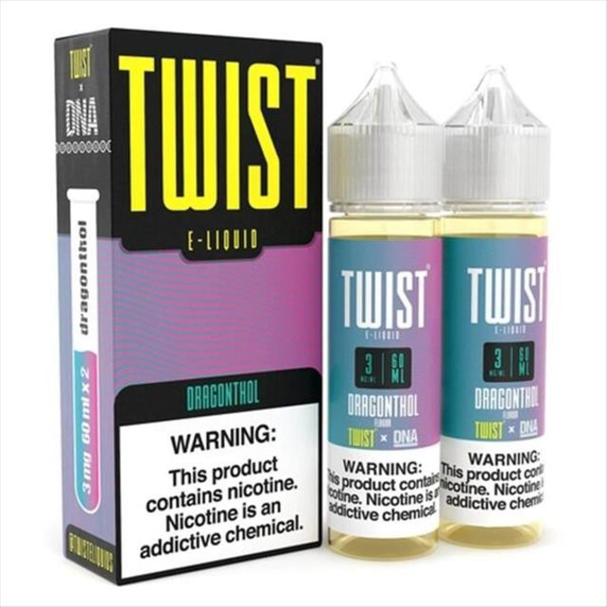 Picture of TWIST E-LIQUID 3MG 60ML- Dragonthol